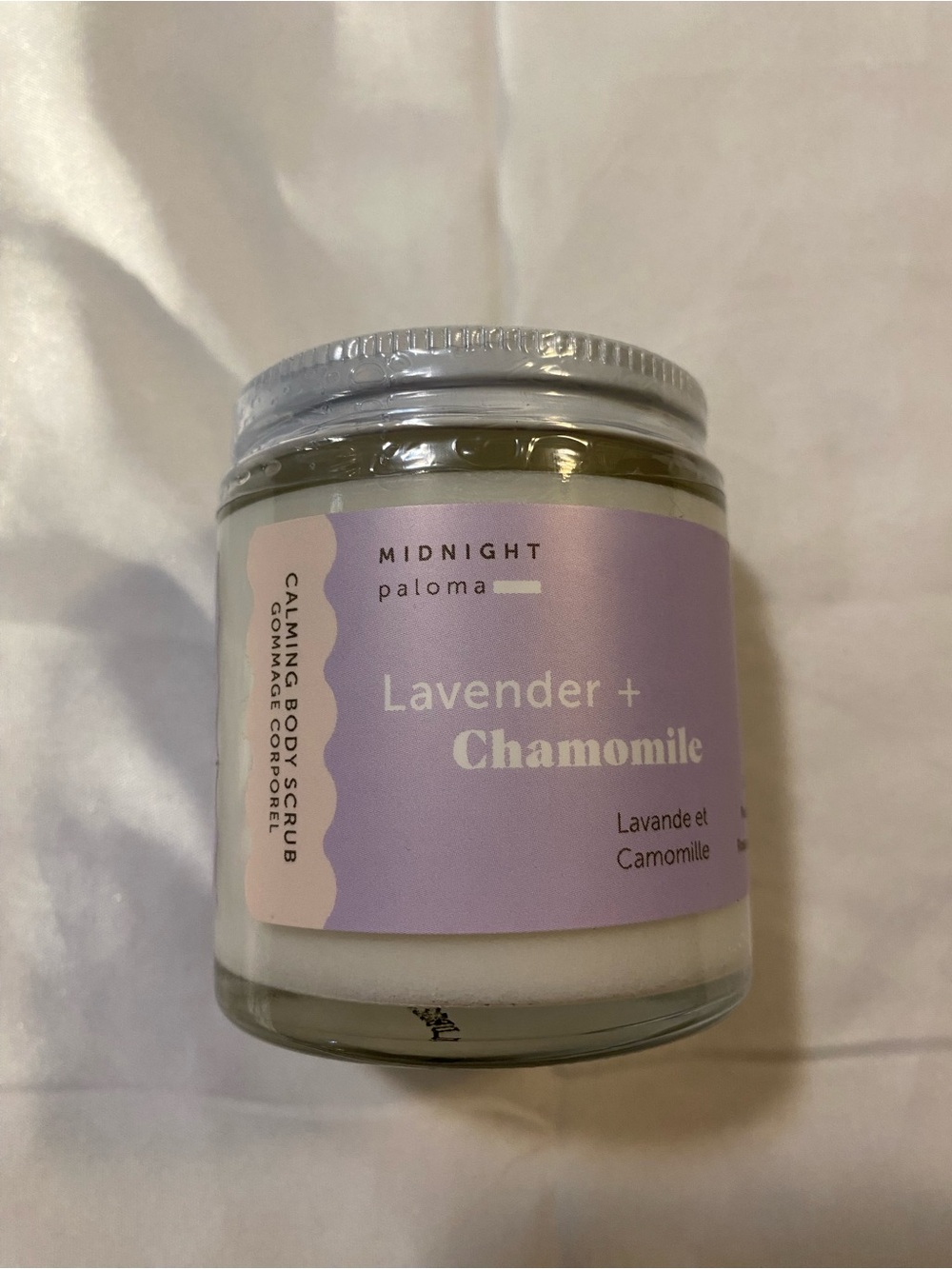 Lavender + Chamomile Calming Body Scrub — Lavender